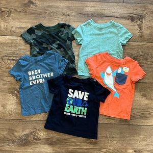 Bundle of 5 Baby/Toddler T-Shirts